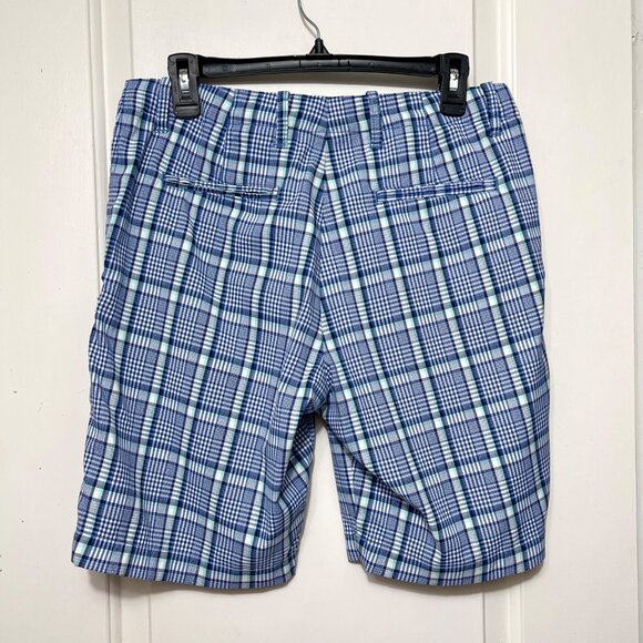 Tommy Bahama Men's IslandZone Plaid 9 Inch Shorts in Blue Size 30 - Picture 3 of 6